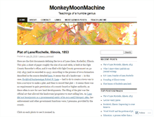 Tablet Screenshot of monkeymoonmachine.com